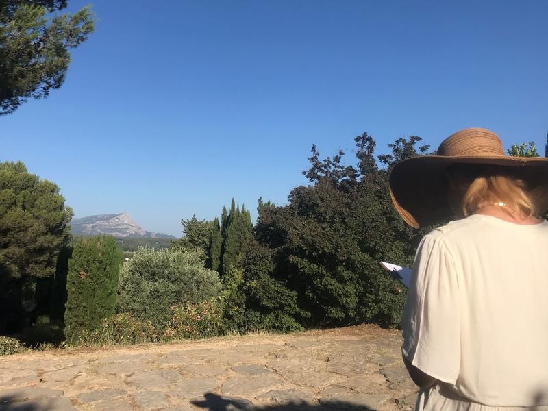 Cezanne au jardin des peintres