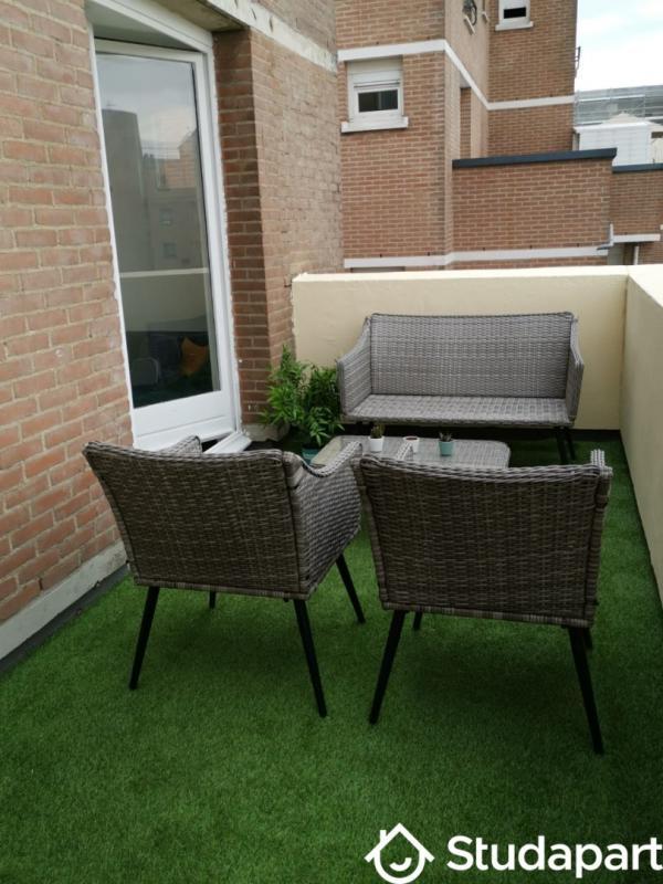 Chambre - 9 m² - 1 pièce