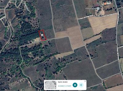 Terrain agricole - 2 077 m²