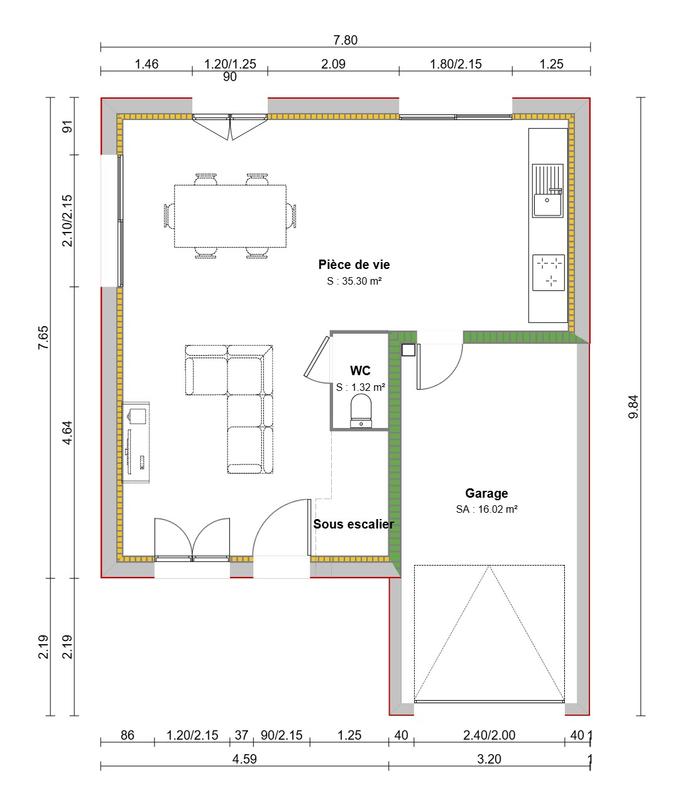 Maison - 81 m² - 4 pièces