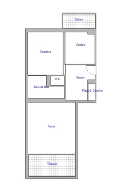 Appartement - 50 m² - 2 pièces