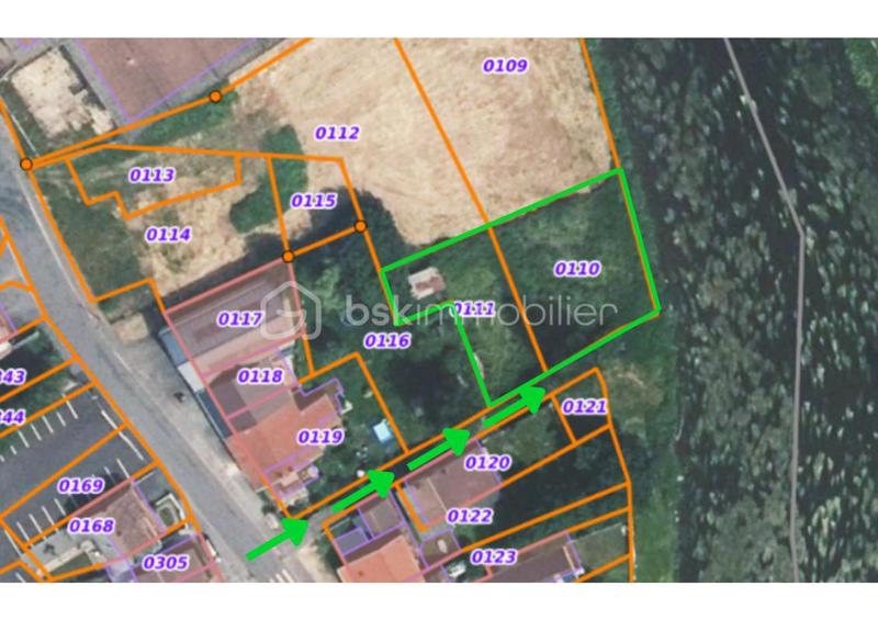 Terrain de loisirs - 962 m²