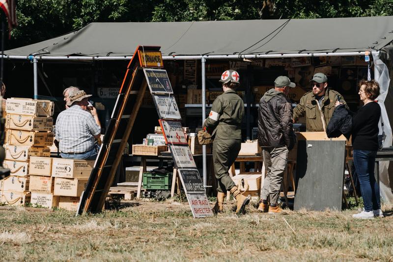 Village d’exposants des Overlord Historical Days
