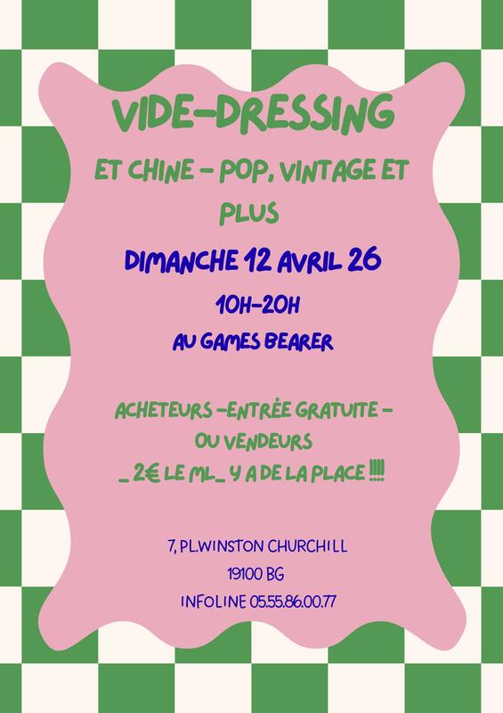 Vide Dressing au Bar à jeux Games Bearer