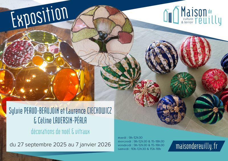 Exposition de Sylvie Peaud-Beaujoin et Laurence Ciechowicz et Céline Laversin-Péala