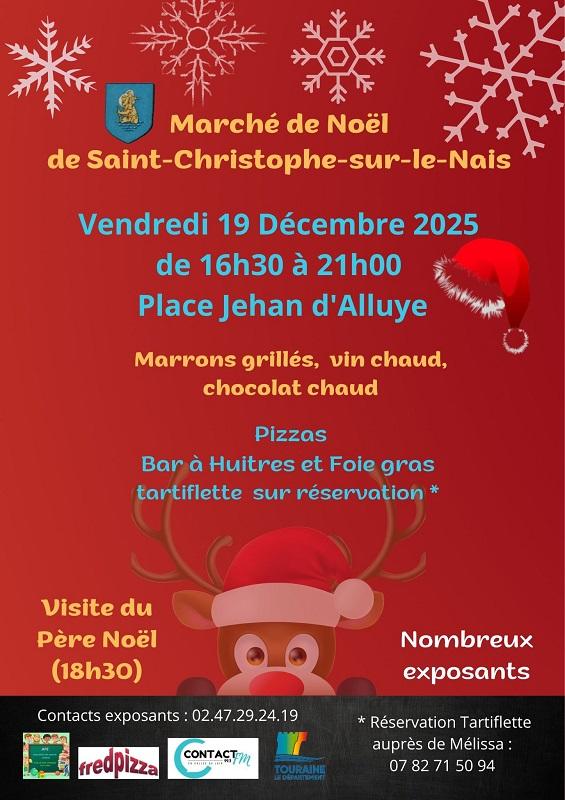 Marché de Noël de Saint Christophe Sur le Nais