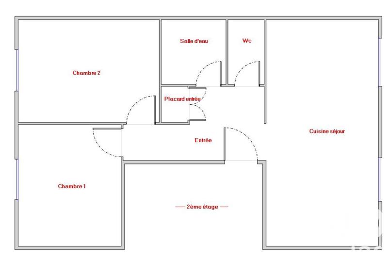 Appartement - 61 m² - 3 pièces