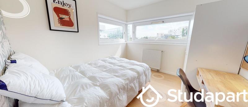 Chambre - 10 m² - 1 pièce