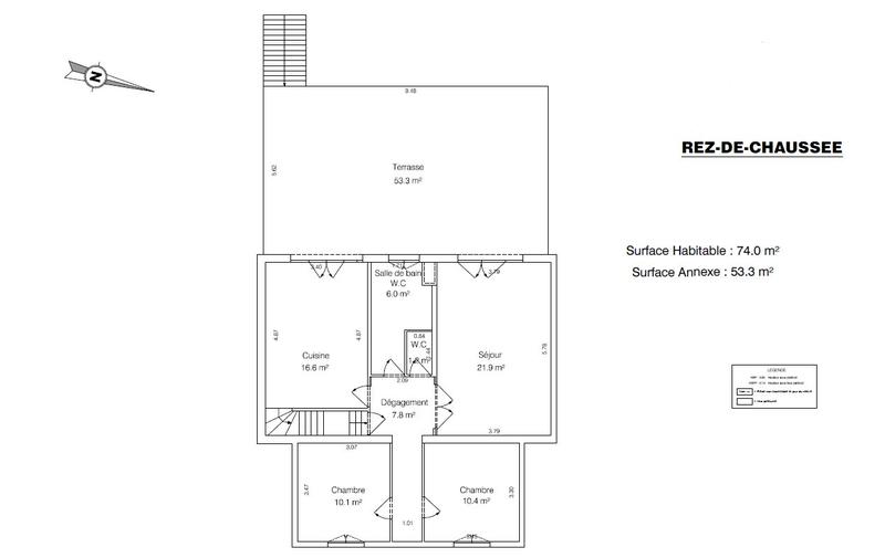 Maison traditionnelle - 190 m² - 8 pièces