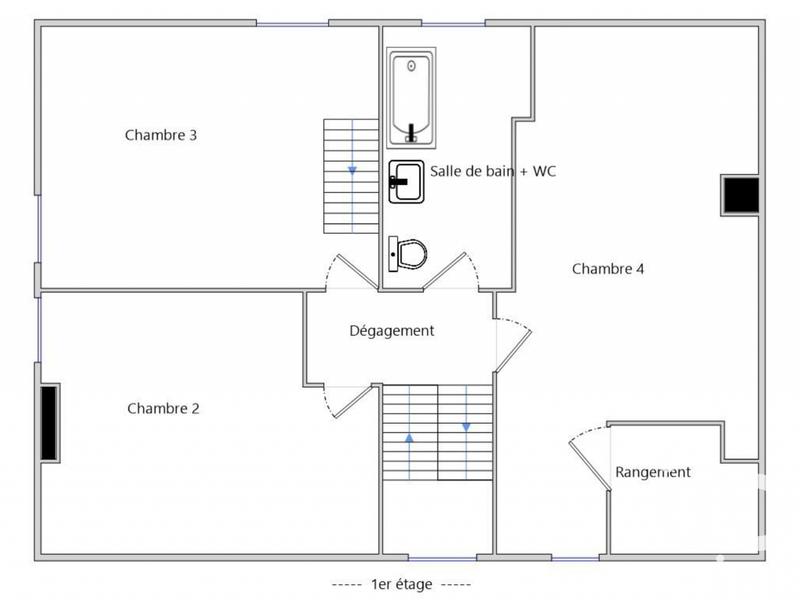 Maison - 119 m² - 6 pièces