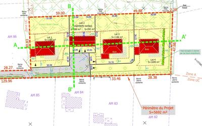Terrain constructible - 5 692 m²