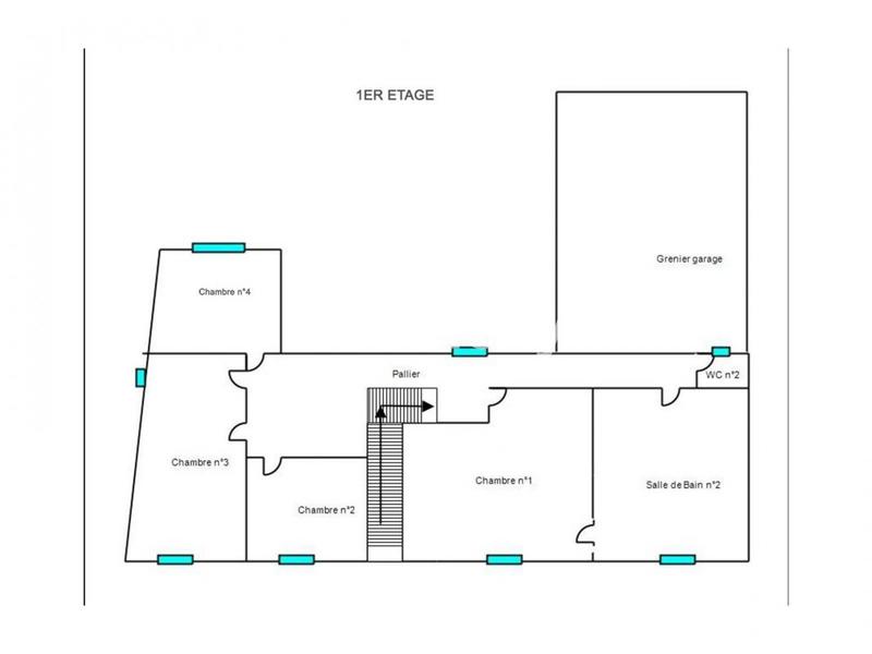 Maison en pierre - 175 m² - 7 pièces