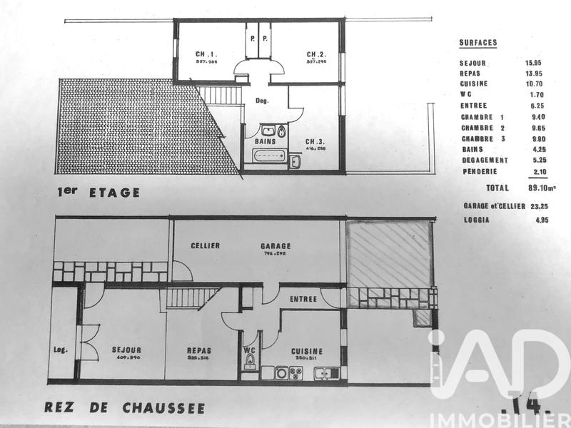 Maison - 104 m² - 4 pièces