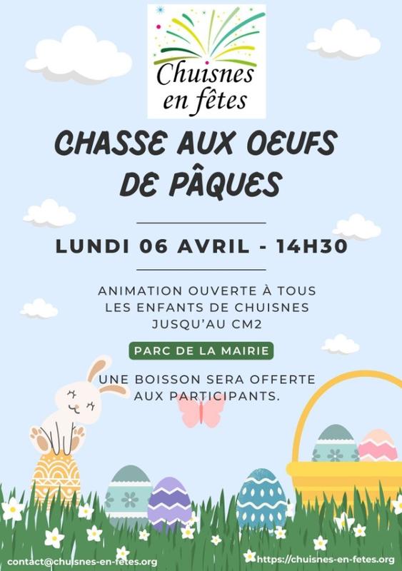 Chasse aux oeufs de Pâques