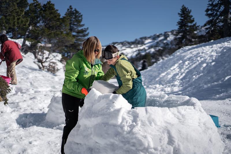 Trappeurs en famille à la Pierre Saint-Martin