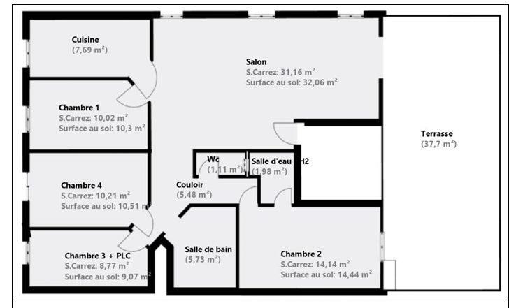 Maison - 100 m² - 5 pièces