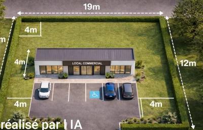 Terrain commercial - 252 m²