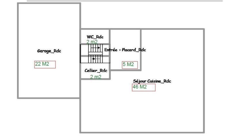 Maison - 104 m² - 4 pièces