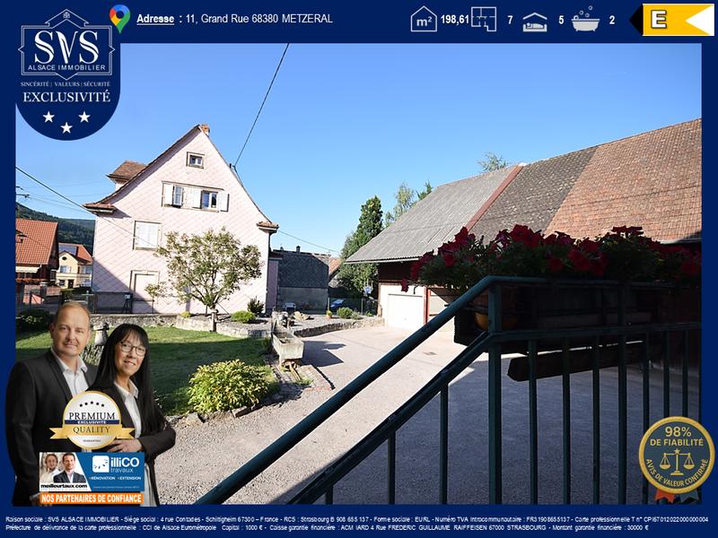 Maison - 199 m² - 7 pièces