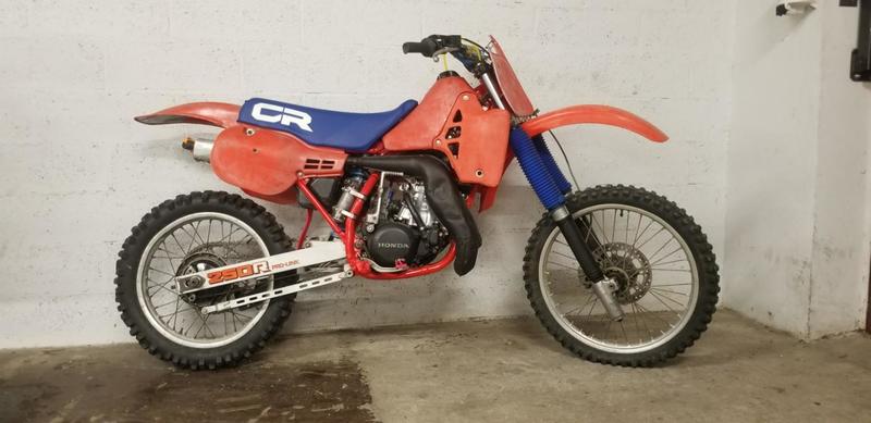 Honda Cr 250 honda vintage 2tps 0250 711