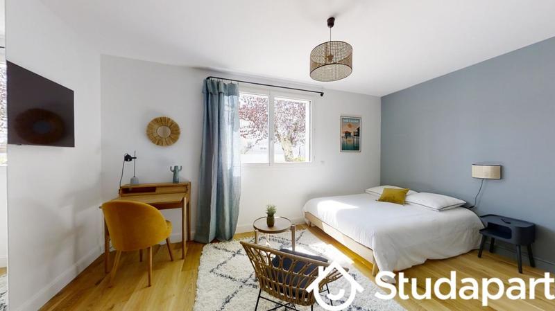 Chambre - 20 m² - 1 pièce