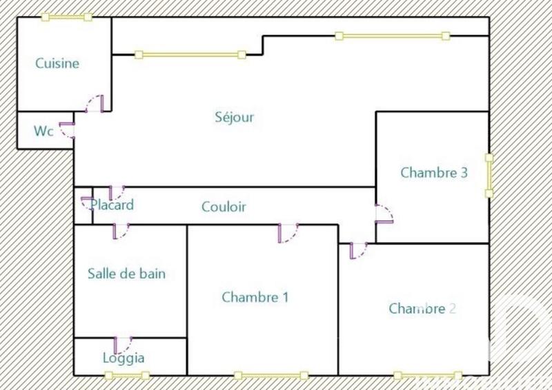 Appartement - 82 m² - 5 pièces