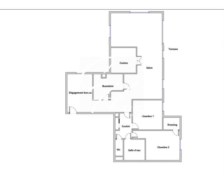 Appartement - 105 m² - 4 pièces