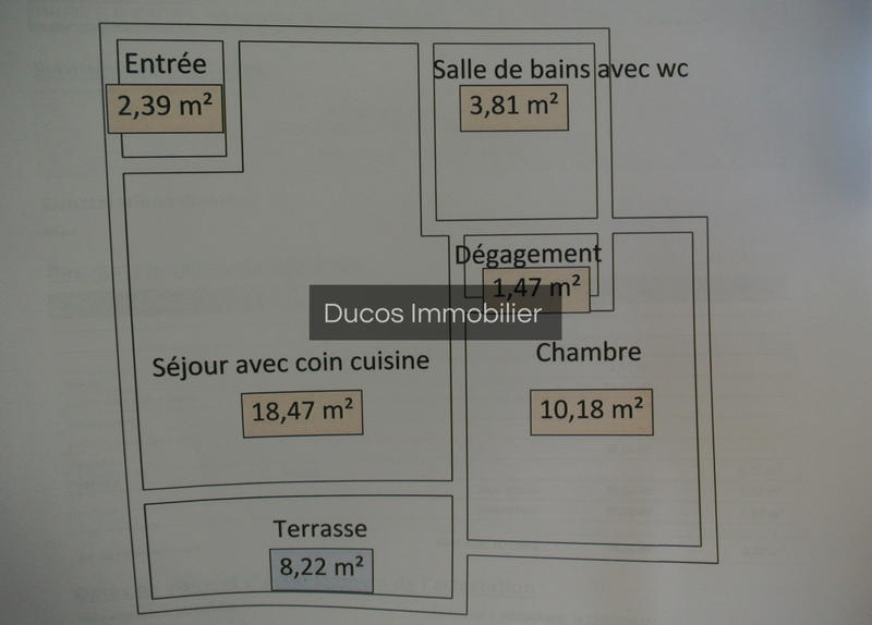 Appartement - 36 m² - 2 pièces