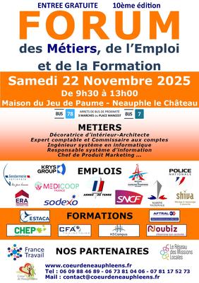 Forum des métiers, de l'emploi et de la formation