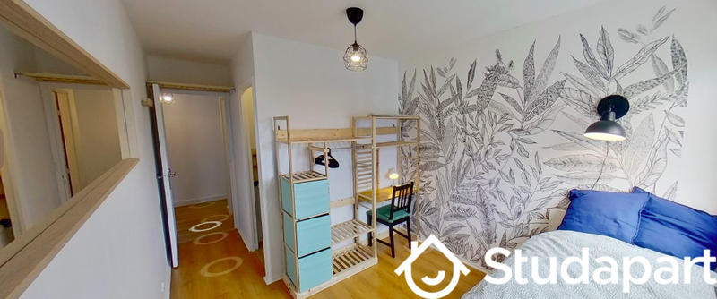 Chambre - 11 m² - 1 pièce