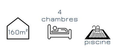Villa - 160 m² - 5 pièces