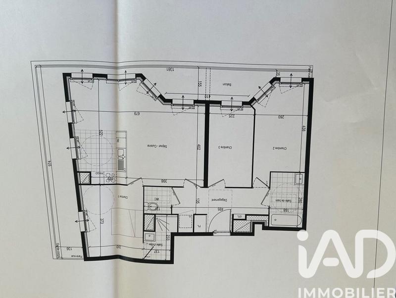 Appartement - 83 m² - 4 pièces