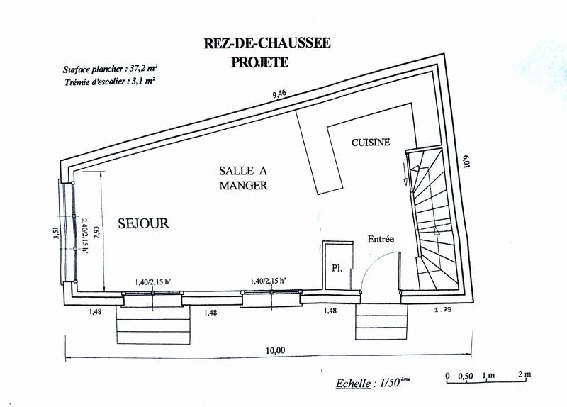 Maison - 66 m² - 3 pièces