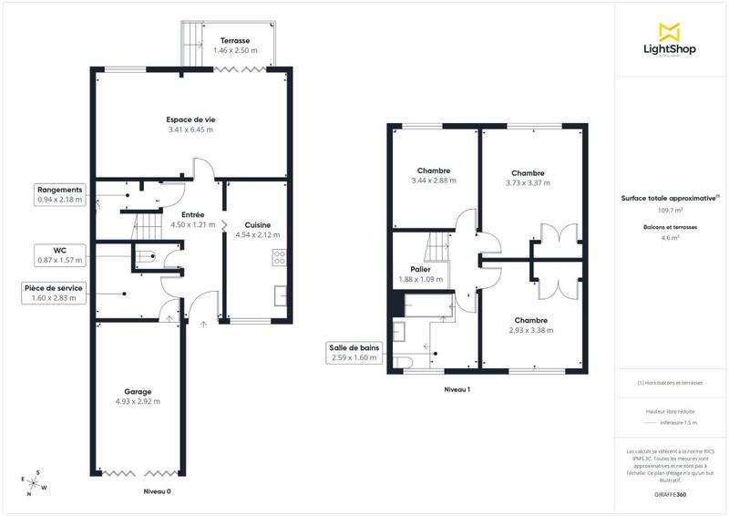 Maison - 92 m² - 4 pièces