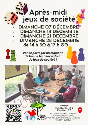 Après midi Jeux de société