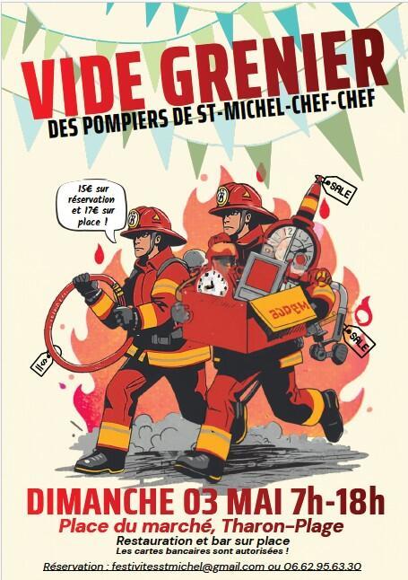 Vide grenier sapeur pompier st michel chef chef
