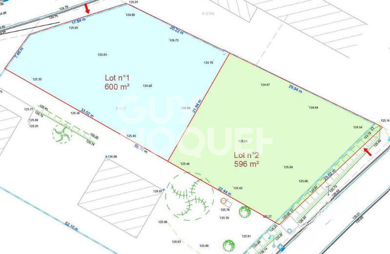 Terrain - 600 m²