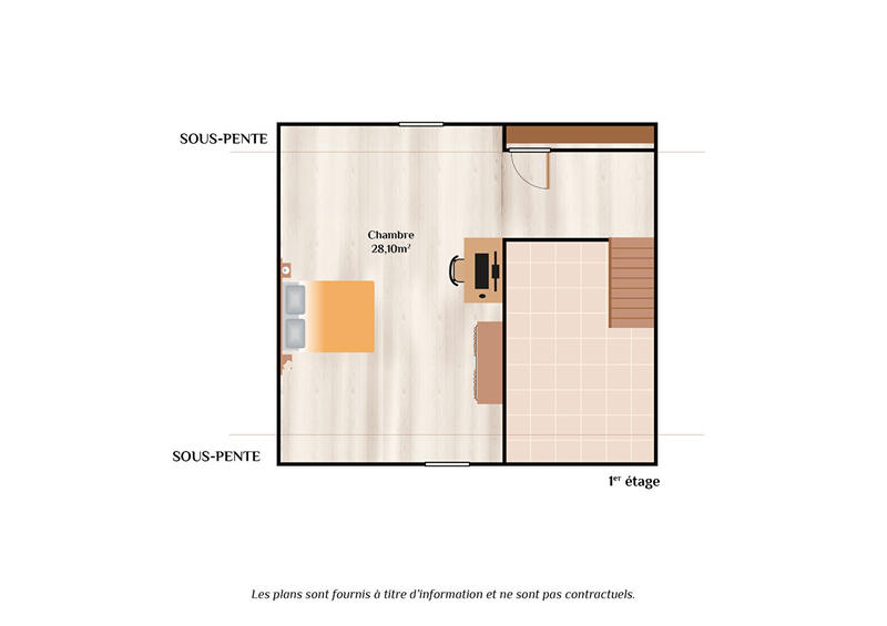 Maison - 80 m² - 2 pièces