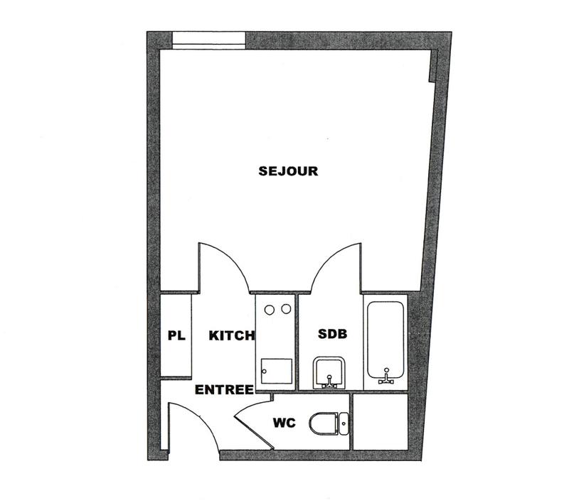 Appartement - 24 m² - 1 pièce