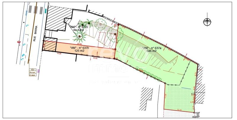 Terrain constructible - 652 m²