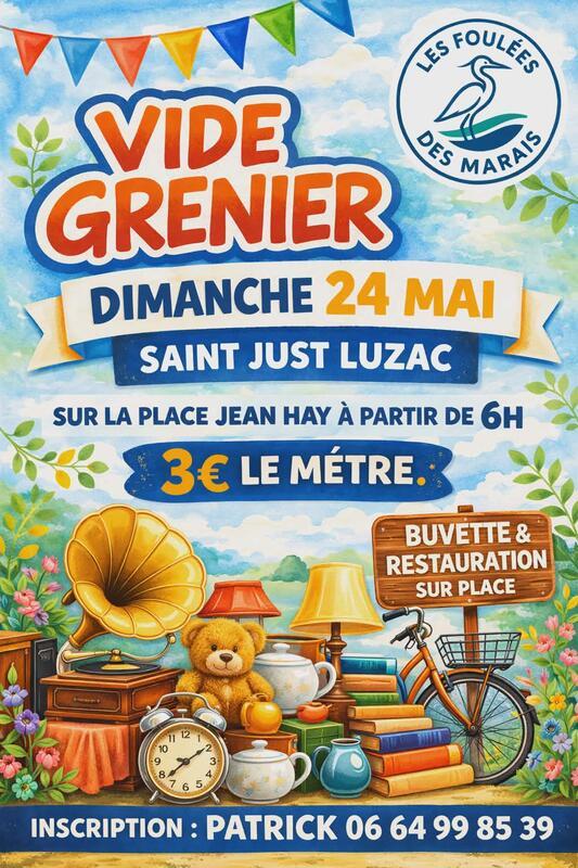 Vide grenier des foulées des marais