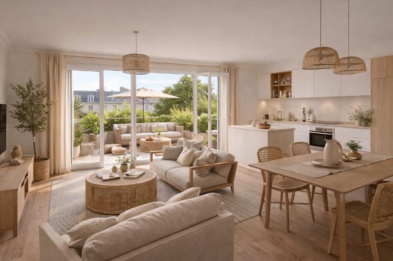 Appartement - 90 m² - 4 pièces