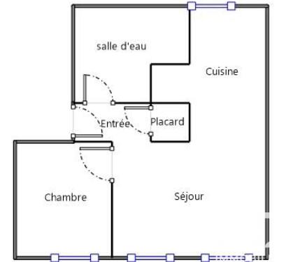 Appartement - 35 m² - 2 pièces