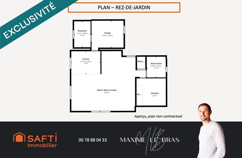 Maison - 92 m² - 4 pièces