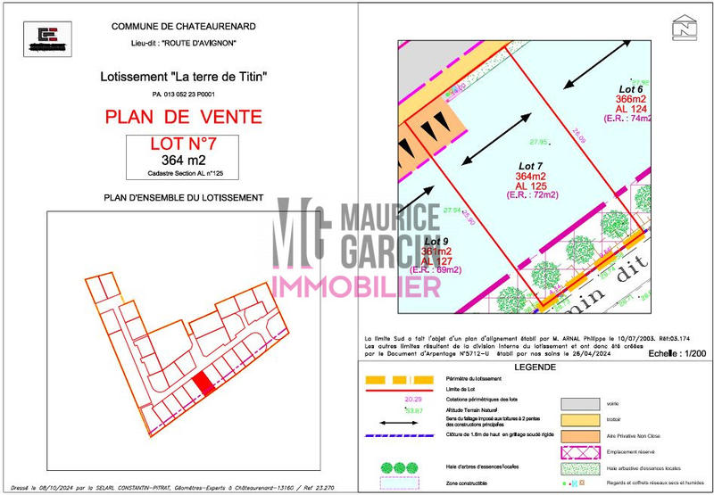 Terrain - 364 m²