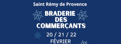 Braderie d'hiver des commerçants à Saint-Rémy-de-Provence