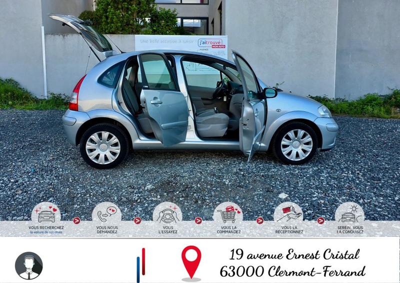 Citroën C3 Edition Exclusive*Véhicule sous garantie 6 mois*feu et essuie glace auto*Kit de distribution Ok*Dernier entretien Ct Ok*Climatisation*Autoradio*Vitres électriques*Prise 12v*Roue secours*Abs*Esp