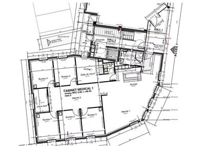 Bureau - 200 m² - 6 pièces