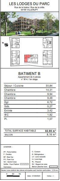 Appartement - 82 m² - 4 pièces