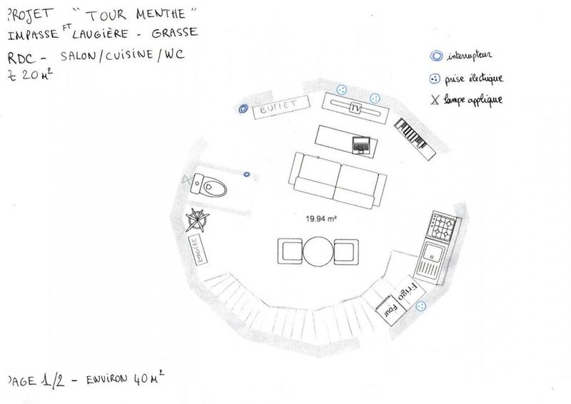 Maison - 40 m² - 2 pièces